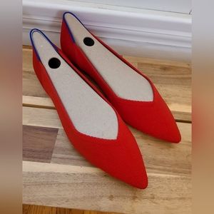 Rothy's The Point, Red, Size 10 NWT